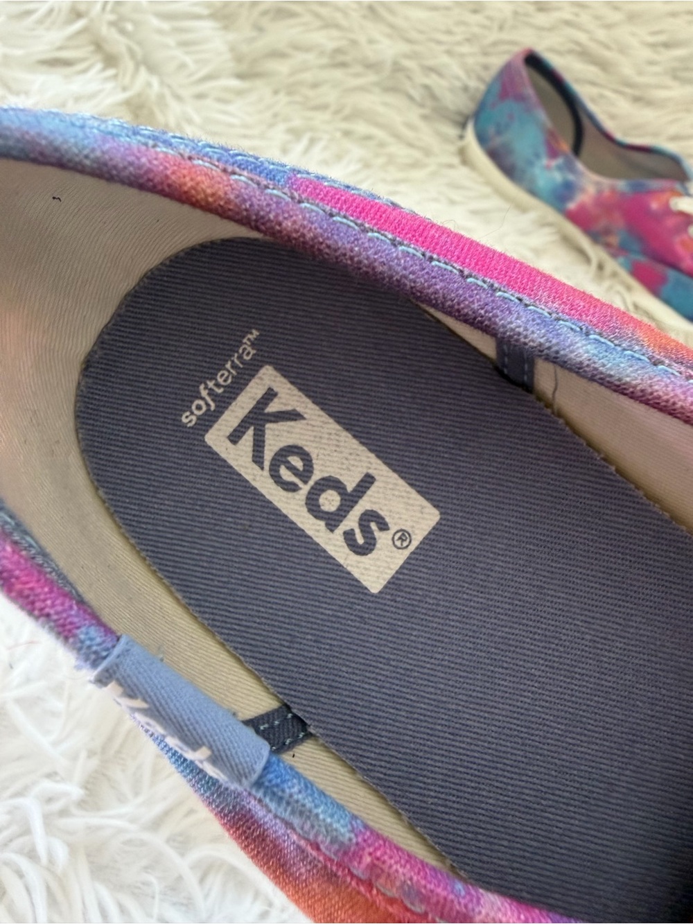 Keds Tie-Dye Canvas Sneakers Women's Size 9 Like New — image 5 of 7